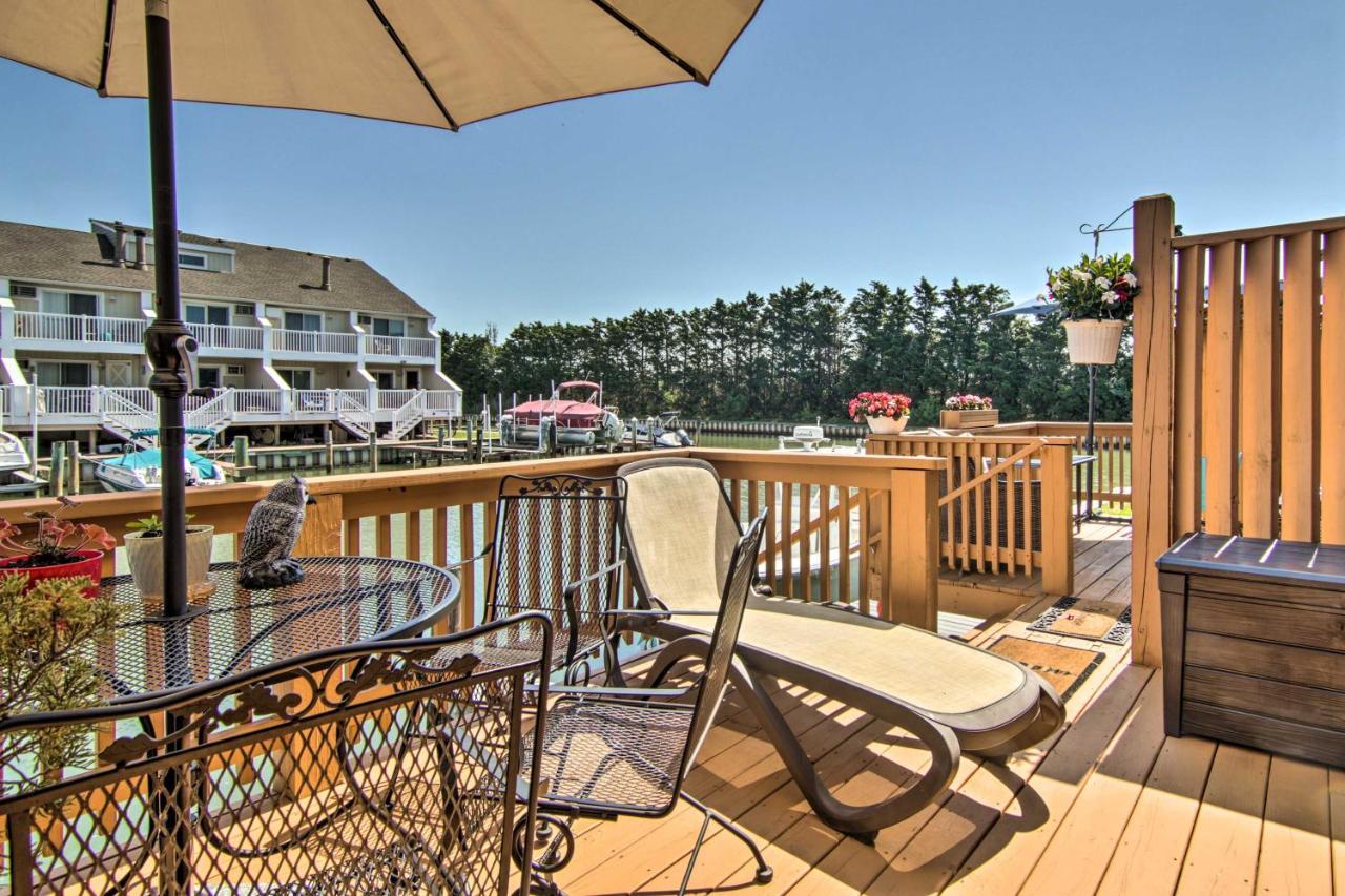 Airy Ocean City Condo On Canal Front With Deck! Eksteriør bilde
